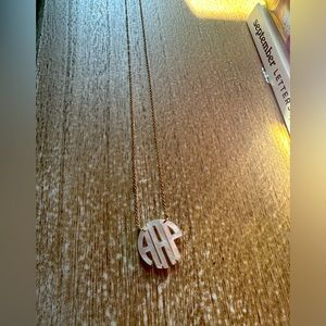BaubleBar Personalized Monogram Necklace AAP or APA